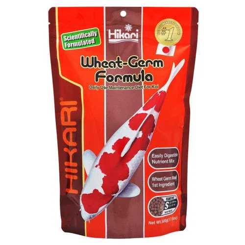 Hikari Wheat-Germ Floating Pellet Fish Food for Koi, Goldfish and Other Pond Fishes 17.6oz Mini - Image 2