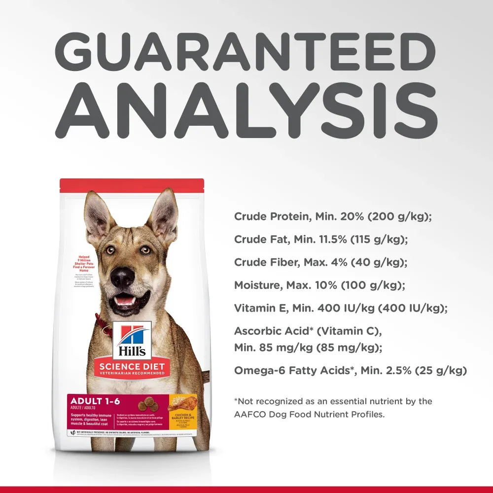Hill's Science Diet Adult Chicken & Barley Recipe Dry Dog Food - Image 2
