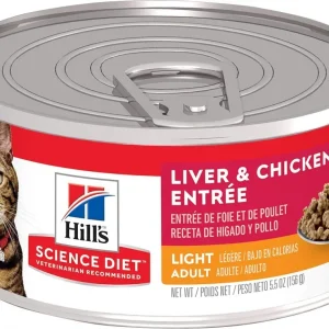 Hill's Science Diet Adult Light Liver & Chicken Entree Canned Cat Food