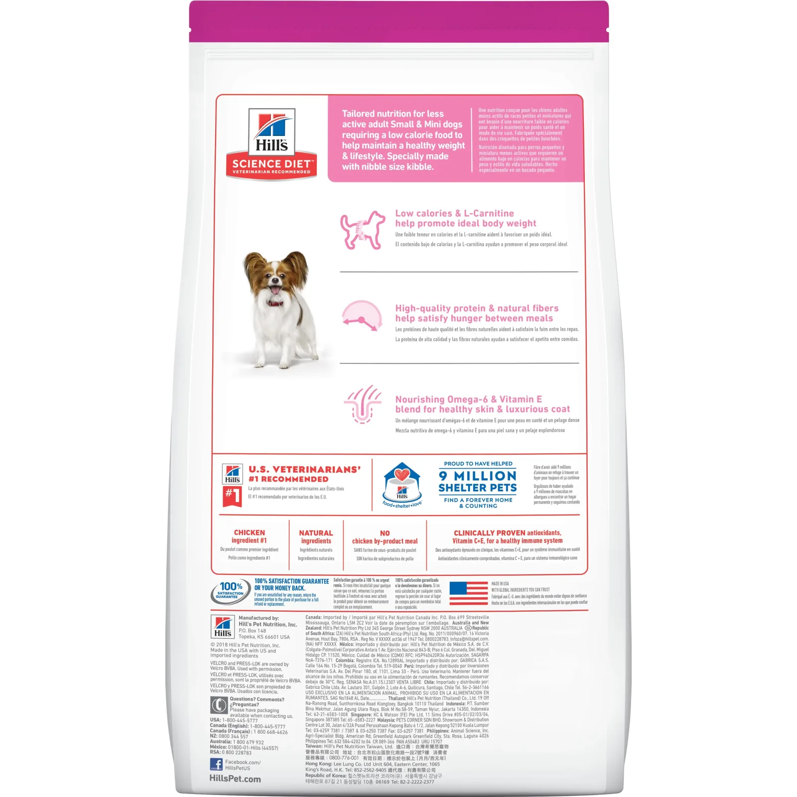 Hill's Science Diet Adult Light Small Paws Dry Dog Food, Chicken Meal & Barley - Image 2