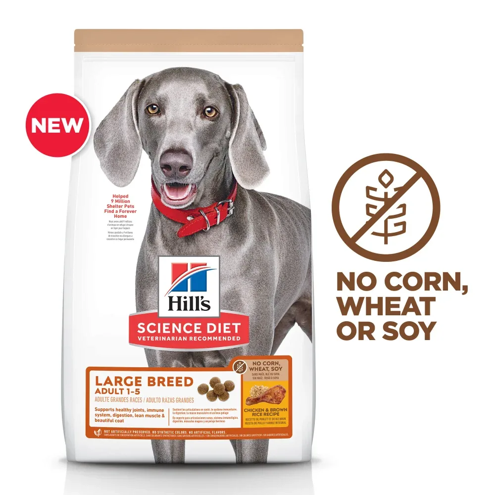 Hill's Science Diet No Corn, Wheat, or Soy Chicken Adult Large Breed Dry Dog Food - Image 2
