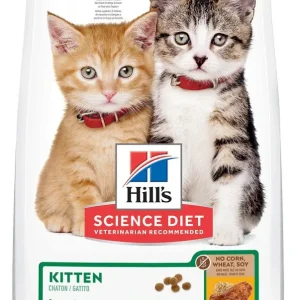 Hill's Science Diet No Corn, Wheat, or Soy Chicken Kitten Dry Cat Food
