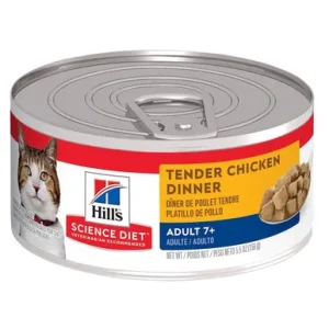 Hill's Science Diet Tender Tuna Dinner Adult 7+ Premium Canned Cat Food