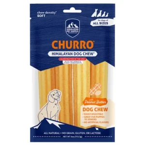 Himalayan Churro Peanut Butter Dog Chew Treat
