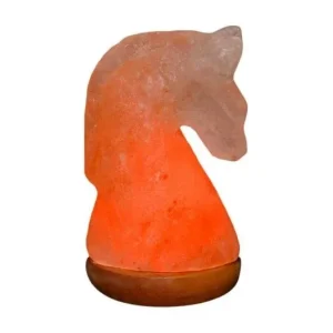 Himalayan Rock Salt Mini Horse Lamp