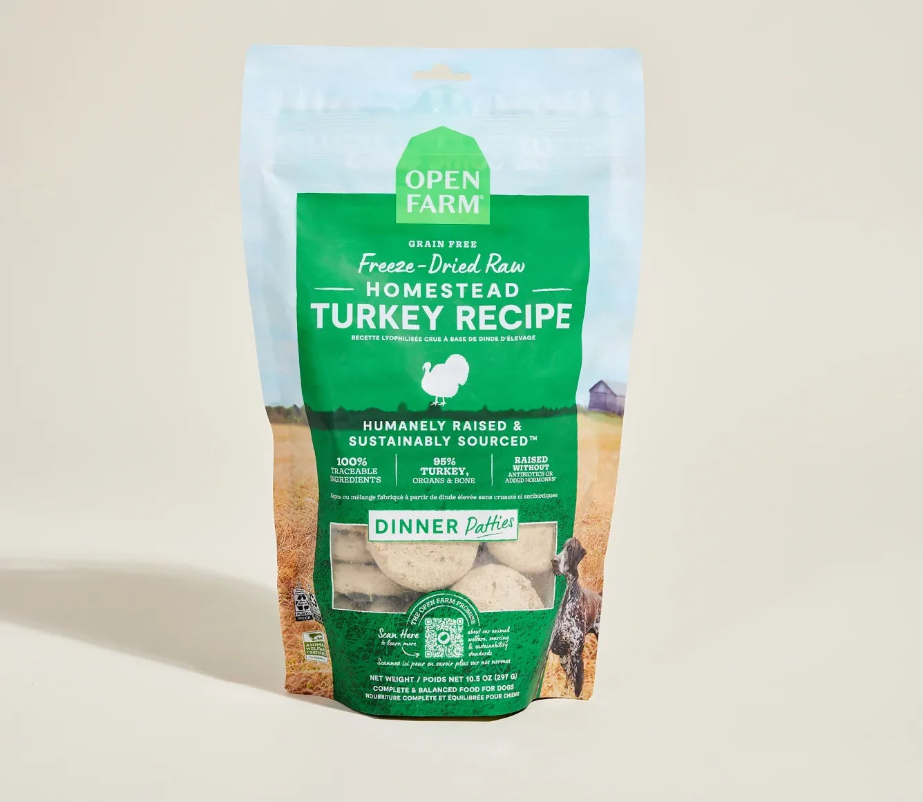 Homestead Turkey Freeze Dried Raw Patties for Dogs - Image 2