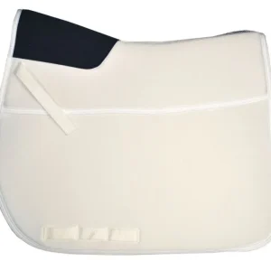 HoneyKool Half-Pad Combo Dressage Pad White