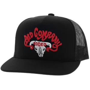 Hooey Men's Bad Company Rodeo Black Logo Cap