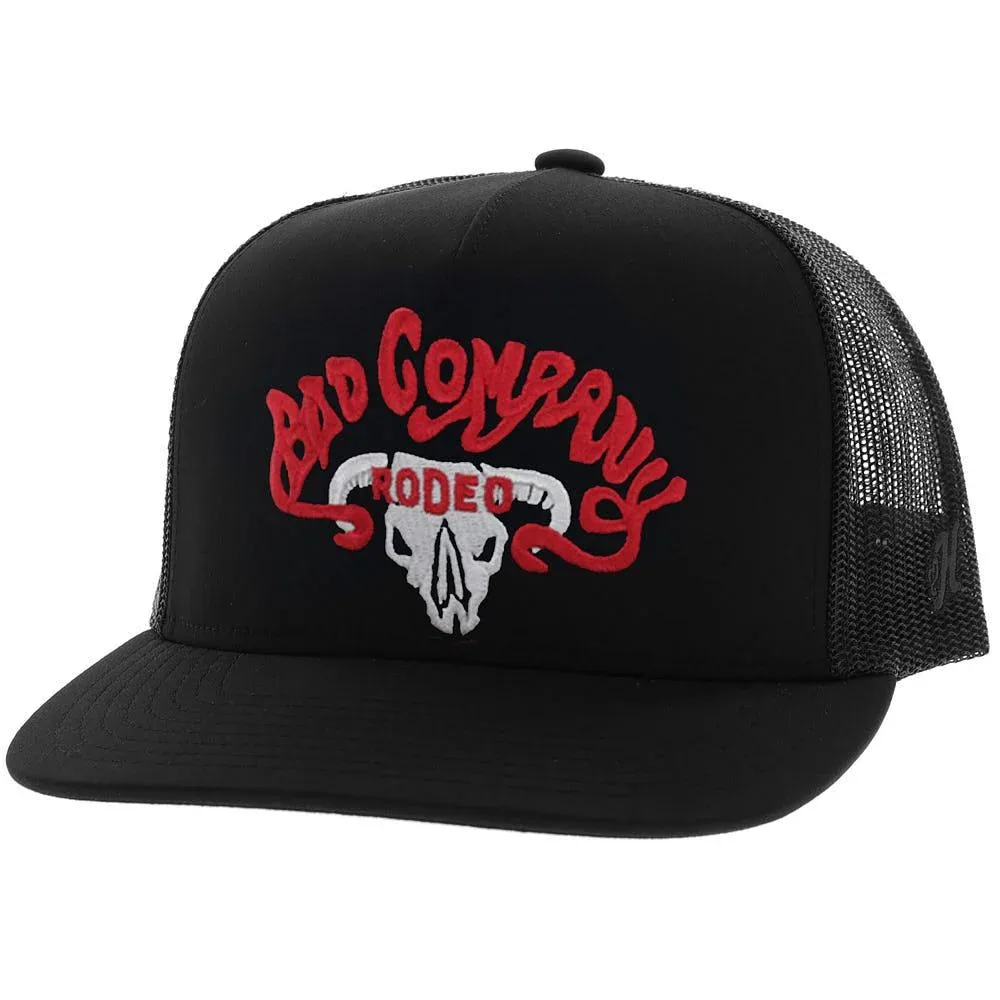 Hooey Men's Bad Company Rodeo Black Logo Cap