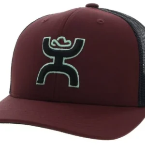 Hooey Trucker Cap Black/Silver Hooey Logo