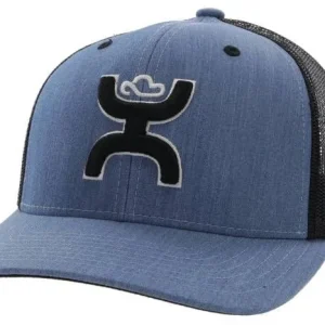 Hooey Trucker Cap Black/White Hooey Logo