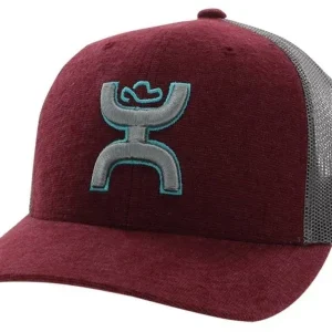 Hooey Trucker Cap Grey/Turquoise Hooey Logo