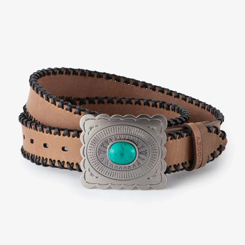 Hooey Turquoise Buckle Belt