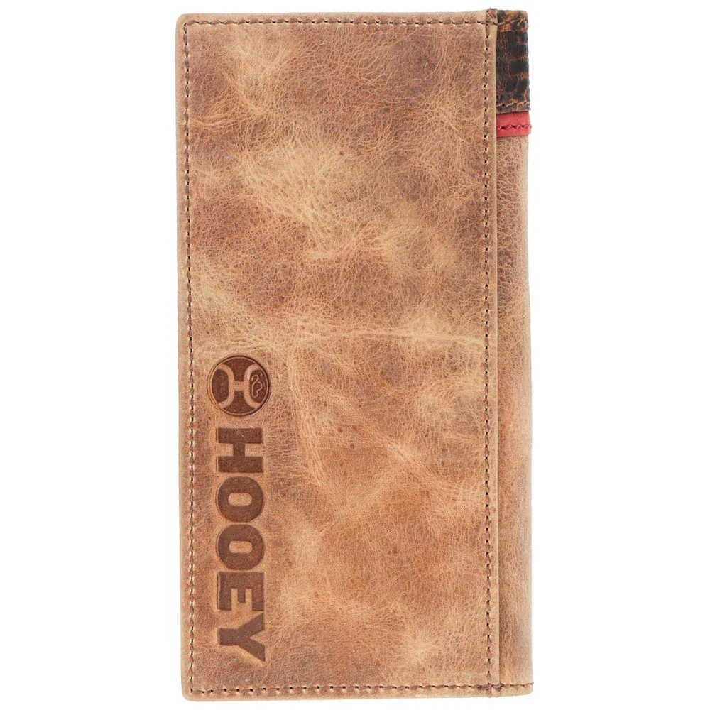 Hooey Whip Smooth Tan Rodeo Wallet - Image 2
