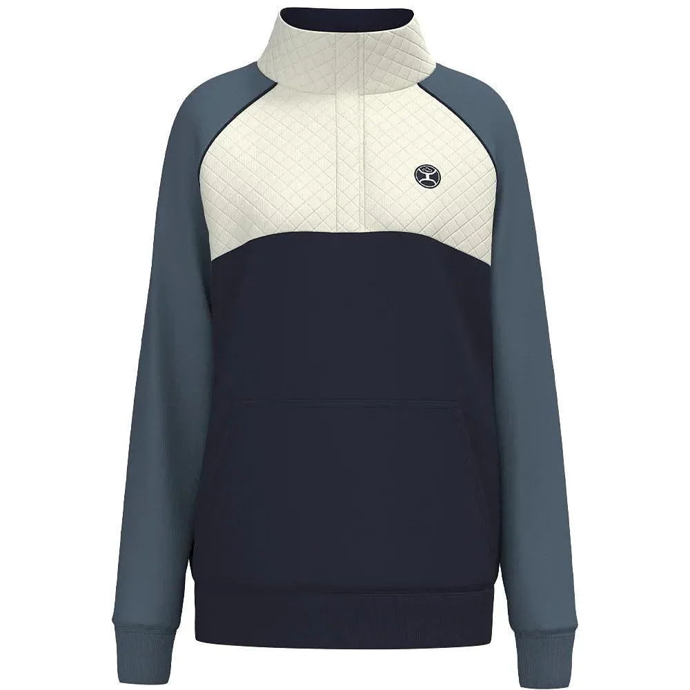 Hooey Women's Cream & Navy Pullover