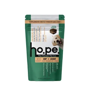 Hope Vegan Hip and Joint Health Supplement for Dogs