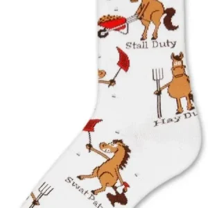 Horse Chores Ladies Socks