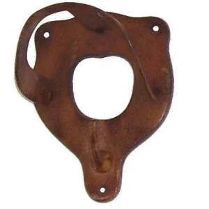 Horse Fare Plain Bridle Bracket One Size Brass
