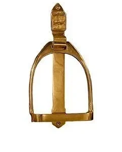 Horse Fare Stirrup Door Knocker