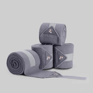 Horse Polo Fleece Bandages Grey