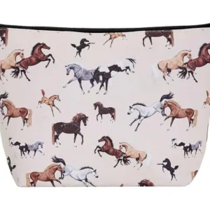 Horseplay Large Cosmetic Pouch