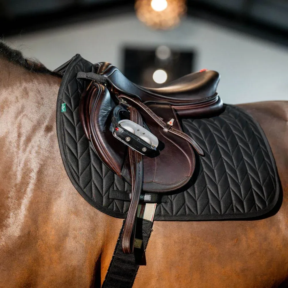 Horseware Ireland Amigo Black Jumping Saddle Pad - Image 2