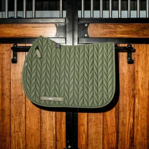 Horseware Ireland Amigo Bramble Green English Jumping Saddle Pad