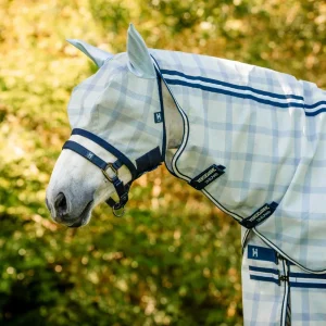 Horseware Ireland Newmarket Witney and Navy Horse Fly Mask with Ears