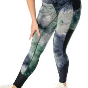 Horseware Ladies Silcon Riding Tights Large Green/