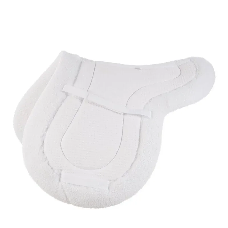 Horze Airflow Close Contact Shaped Pad White Full