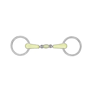Horze Apple Flavor Peanut Link Snaffle Bit