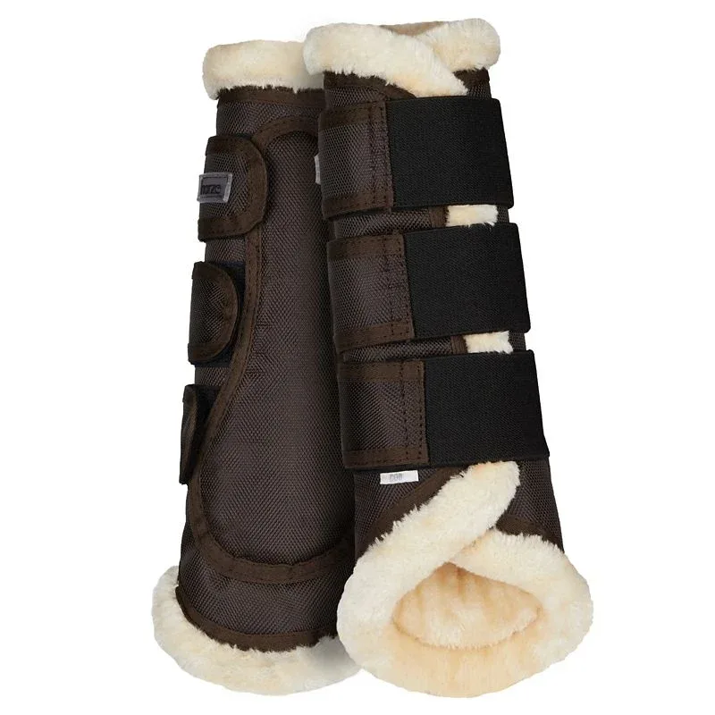 Horze Brushing Boots With Faux Fur - Image 2