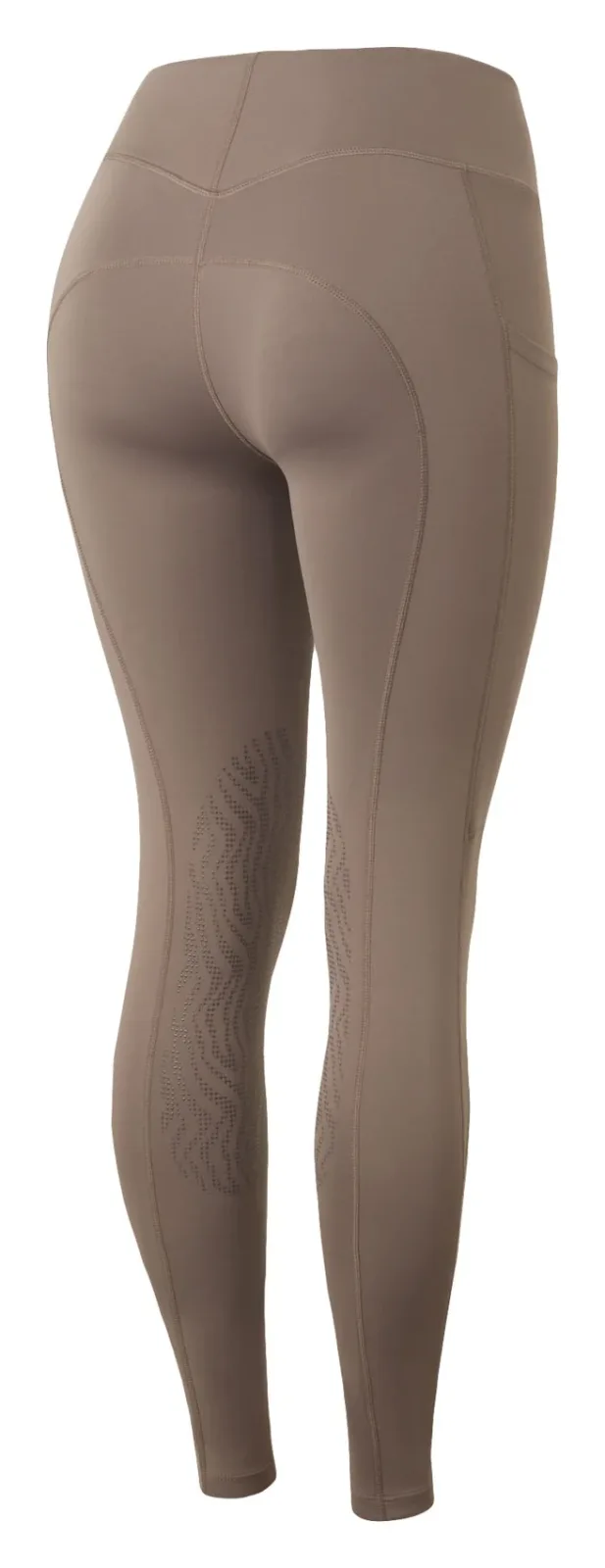 Horze Ladies Alyssa High Waist UV Pro Knee Patch Tights