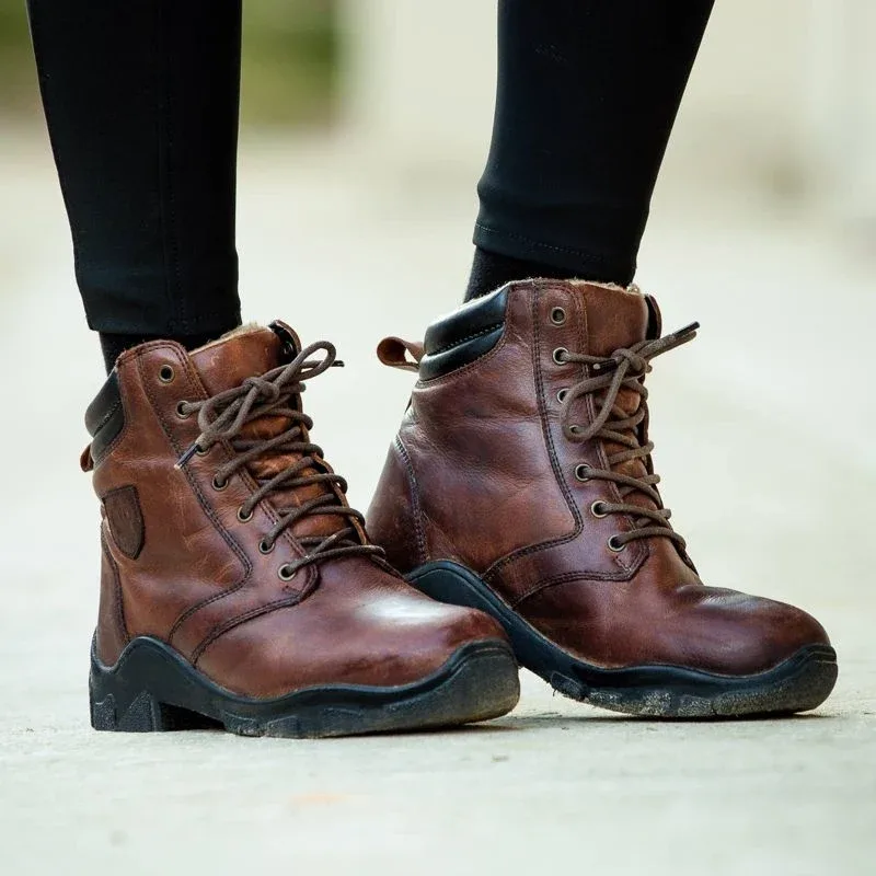 Horze Ladies Chamonix Winter Leather Paddock Boots - Image 2
