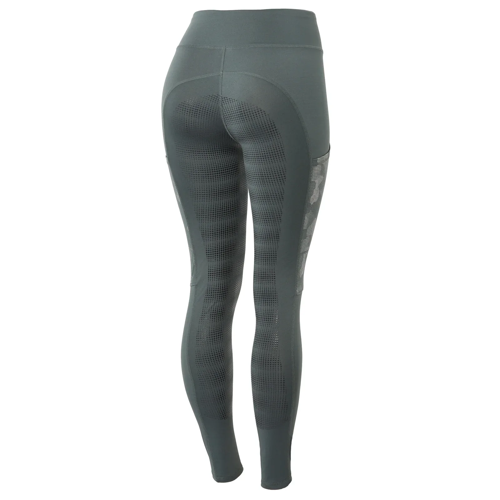 Horze Ladies Luminox Tights with Reflective Print - Image 2