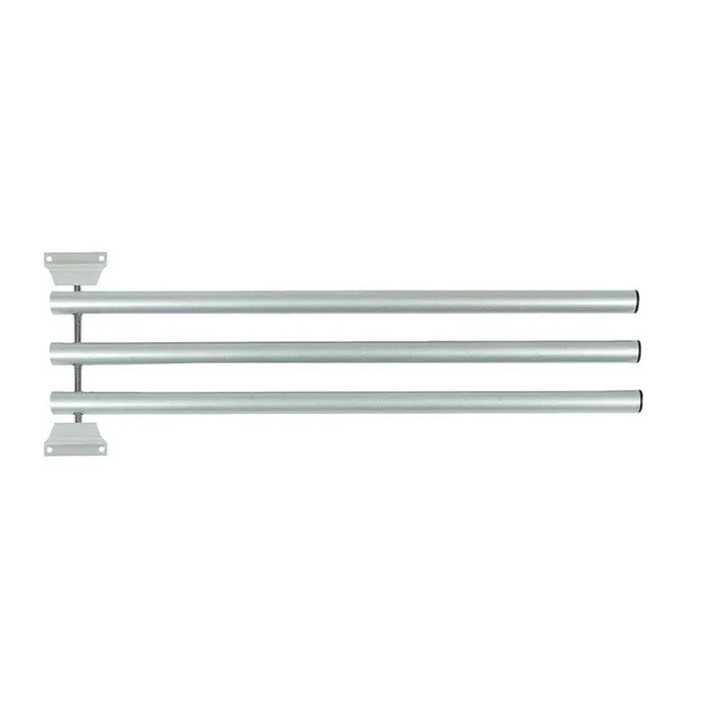 HorZe Wall Blanket Rack Silver