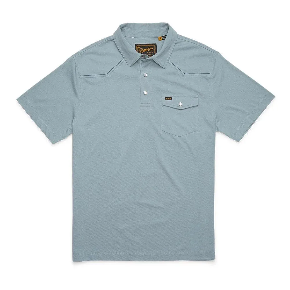 Howler Brothers Men's Iron Blue Ranchero Polo