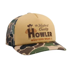 Howler Brothers Western Wear Khaki & Camo Cap