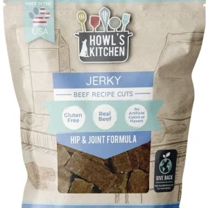 Howls Kitchen Beef Jerky Cuts Hip and Joint Formula