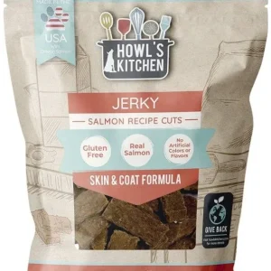 Howls Kitchen Salmon Jerky Cuts Skin and Coat Formula