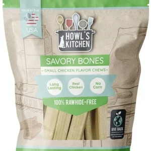 Howls Kitchen Savory Bones Chicken Flavored Chews Small