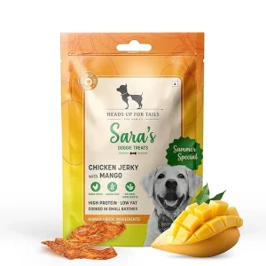 HUFT Sara's Doggie Mango Chicken Jerky Dog Treats
