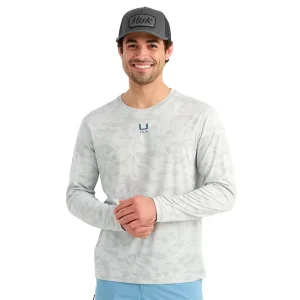 Huk Men's Seagull Andros Long Sleeve Crew