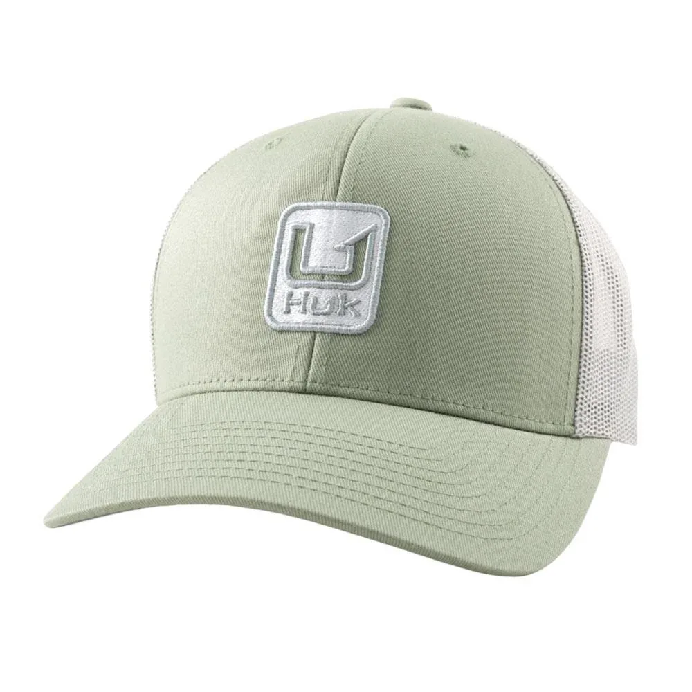 Huk Men's Stacked Seagrass Trucker Cap