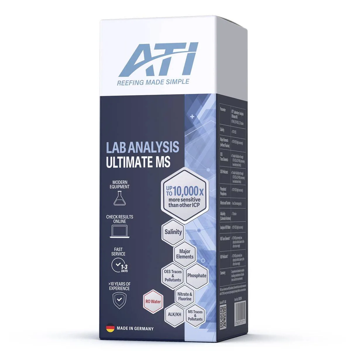 ICP-MS Ultimate Water Analysis Test Kit (w/ Prepaid Shipping Label) - ATI