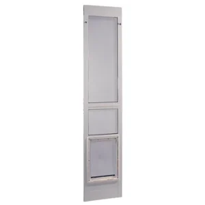 Ideal Pet Products Vinyl Modular Pet Patio Door Extra Large White 2.5" x 17.25" x 80"