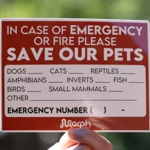 In Case of Emergency Sticker