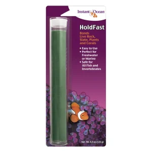 Instant Ocean Hold Fast Epoxy Stick for Fish & Reef Aquariums White 4.4 oz
