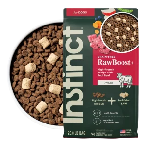 Instinct Raw Boost Grain Free Recipe with Real Beef Natural Dry Dog Food