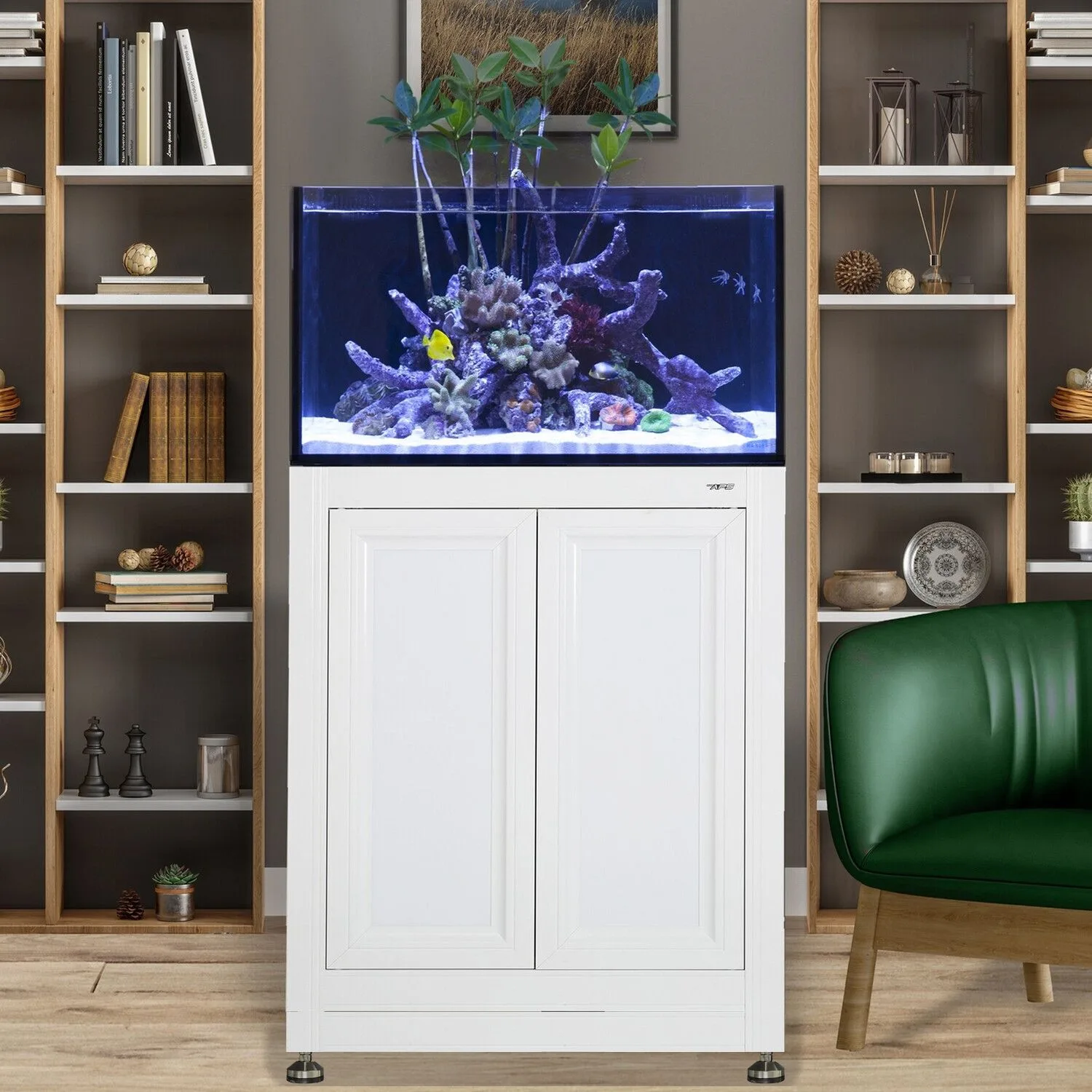 INT 50 Lagoon Aquarium w/ APS Stand – White - Innovative Marine